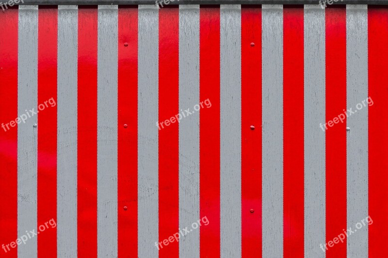 Background Red White Striped Stripes Metal