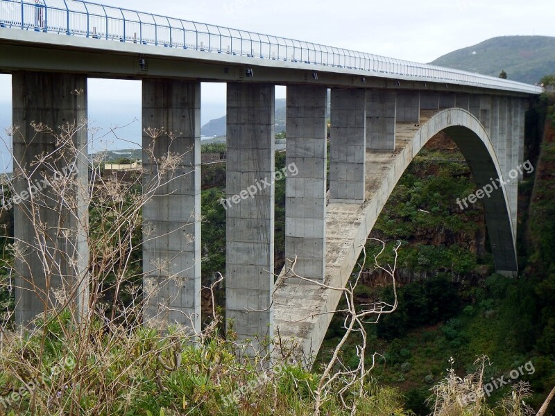 San Andrés Y Sauces La Palma Los Tilos Bridge Bridge Cc0