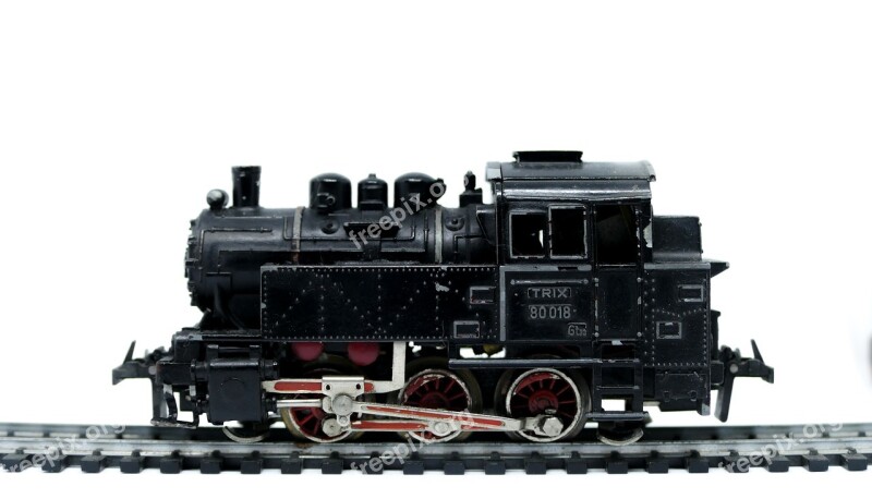 Engine Railroad Track Train Isolated Technology