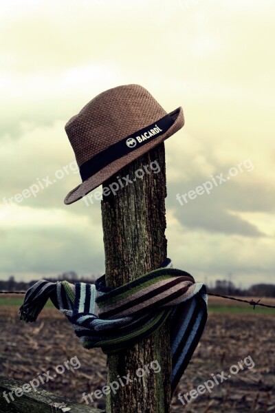 Scarecrow Straw Hat Moor Teufelsmoor Vörder Country