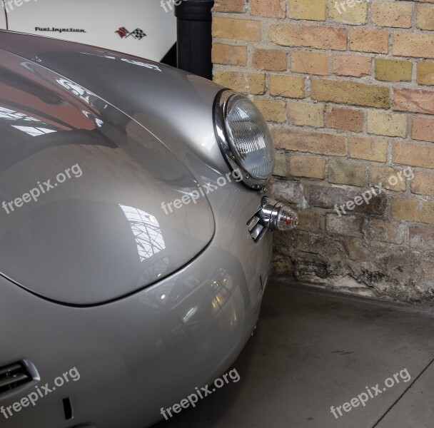 Porsche Spotlight Flashing Light Oldtimer Classic