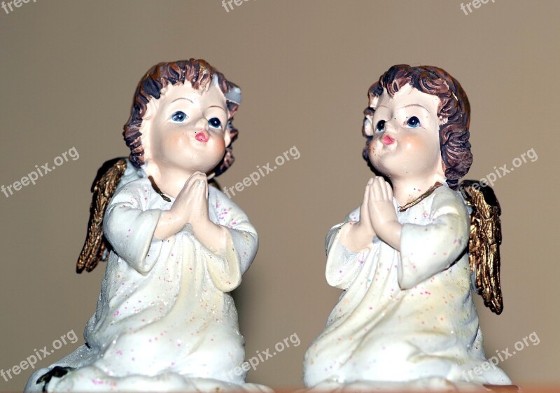 Angels Angel The Figurine Sculpture Love