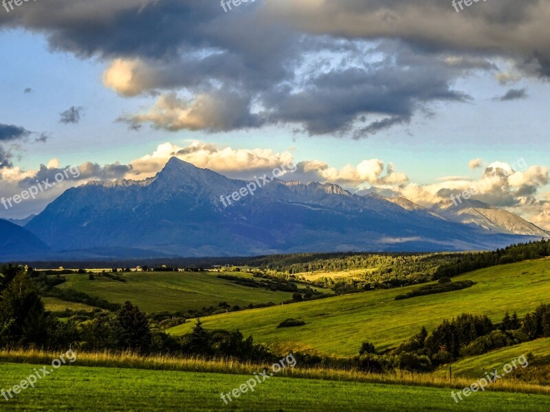 Slovakia Liptov Mountains Kriváň Meadow