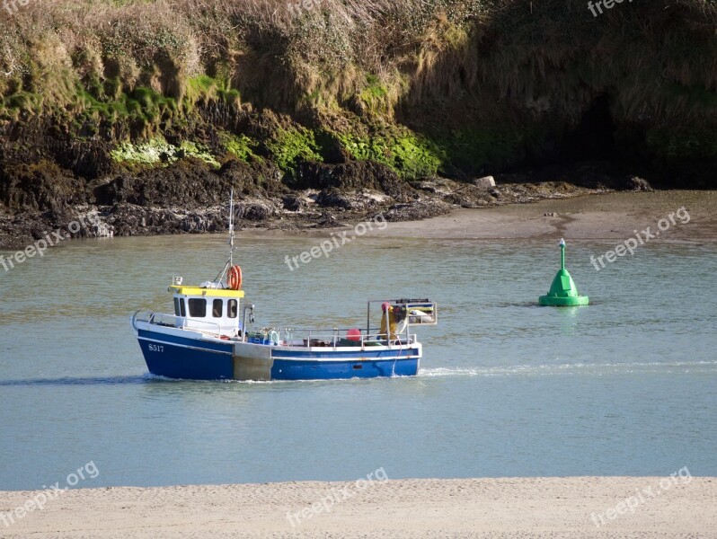 Sea Water Seashore Boat Beach