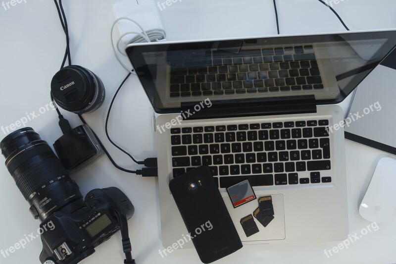 Technology Equipment Photographer Digital Workplace