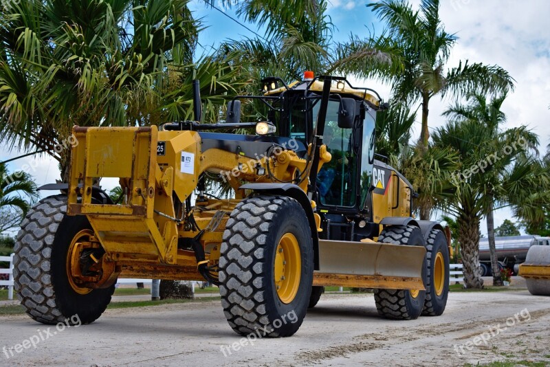 Cat Scraper Hydraulic Power Construction