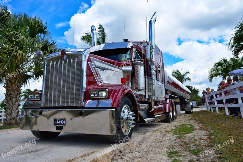 Semi Truck Big Rig Transportation Truck Big