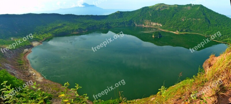 Monolithic Part Of The Waters Nature No One Travel Landscape