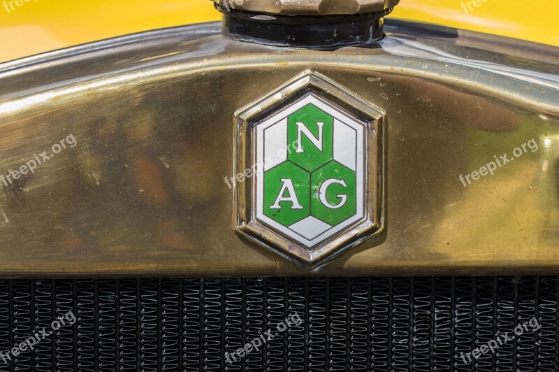 Radiator Emblem Nag Automotive Oldtimer Classic