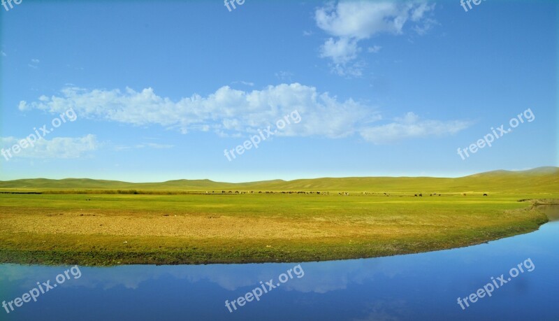 A Bird's Eye View Nature Landscape Sky Lawn