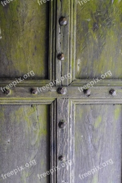 Wood Door Wooden Lock Entrance