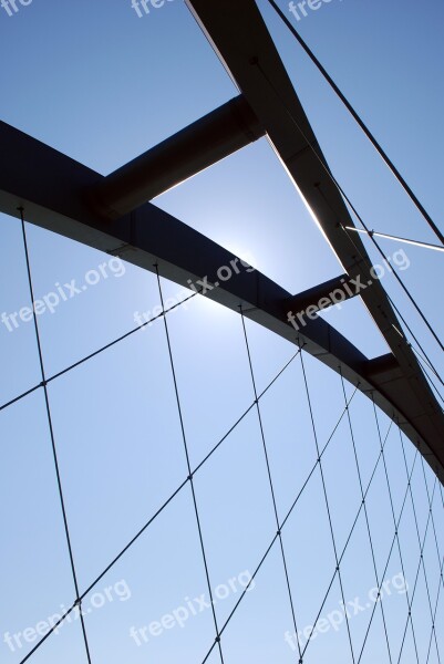 Fehmarnsund Bridge Steel Contemporary Expression Sky