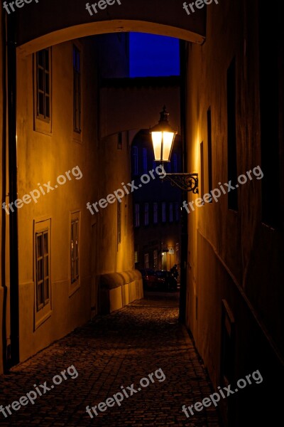 Lamp Prague Street City Antiquities