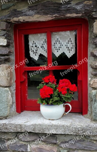 Old Irish Cottage Window Planter