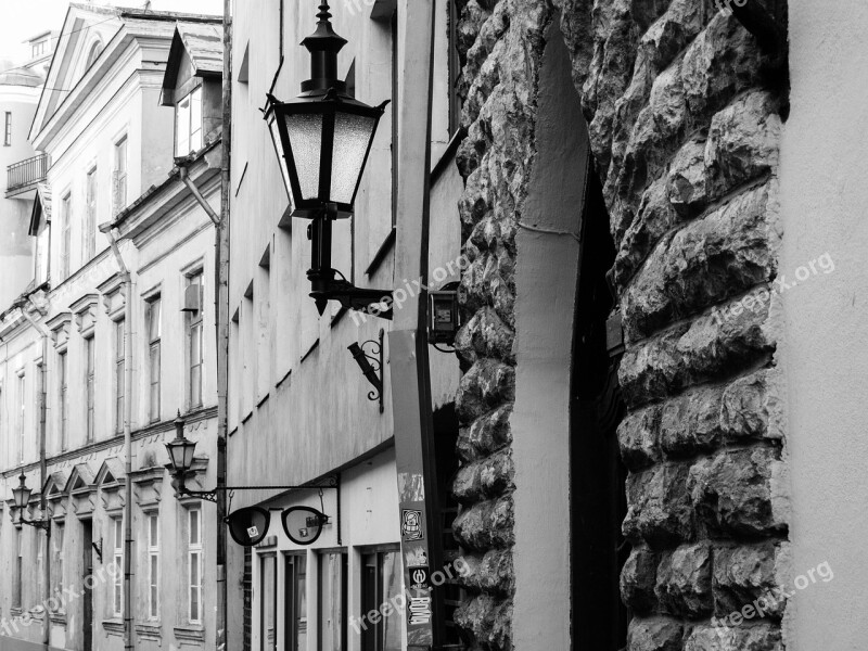 No One Architecture Street Old Black And White