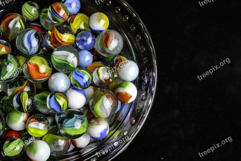 Spheres Marbles Desktop Glass Shiny