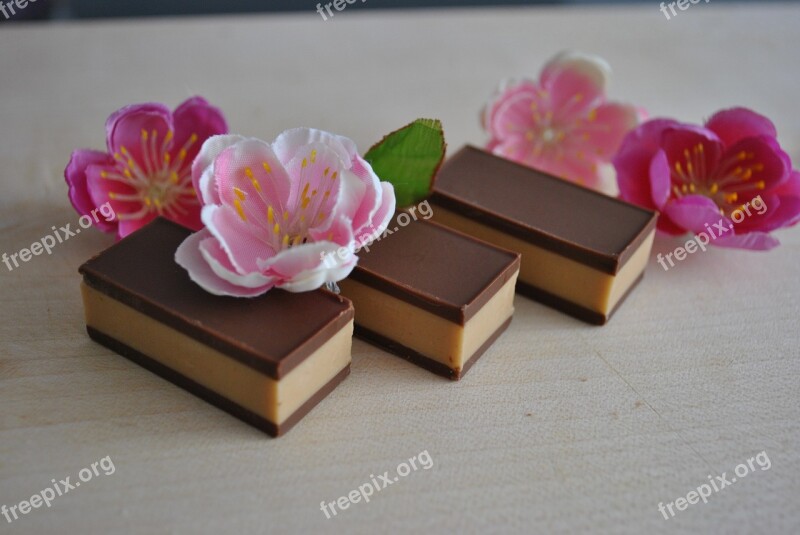 Flower Chocolate Bar Cocoa Cacao Chocolate