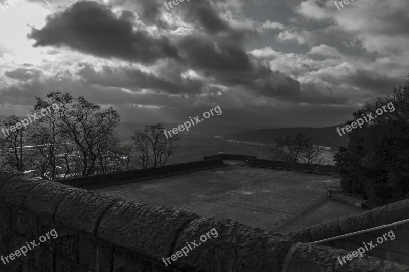 Black And White Photography Panorama Tree Horizontal Landscape