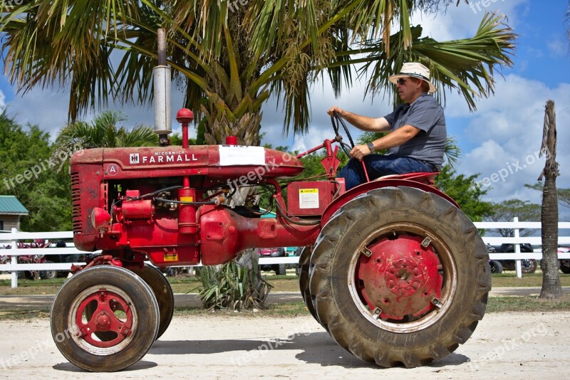 Tractor Old Vintage Farmer Machinery