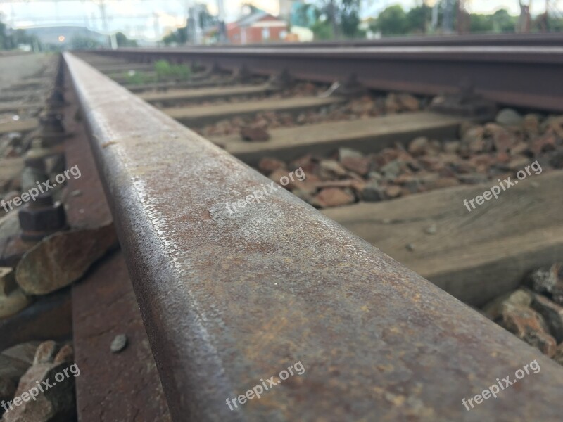 Industry Railroad Track Transportation System Nature Travel