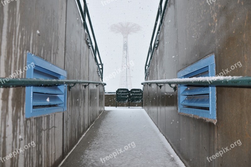 Snow Stadium Ballpark Free Photos