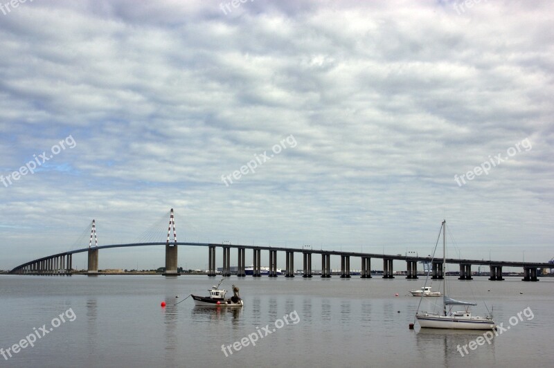 St-nazaire Bridge Pont De St-nazaire Saint-nazaire Loire Atlantique