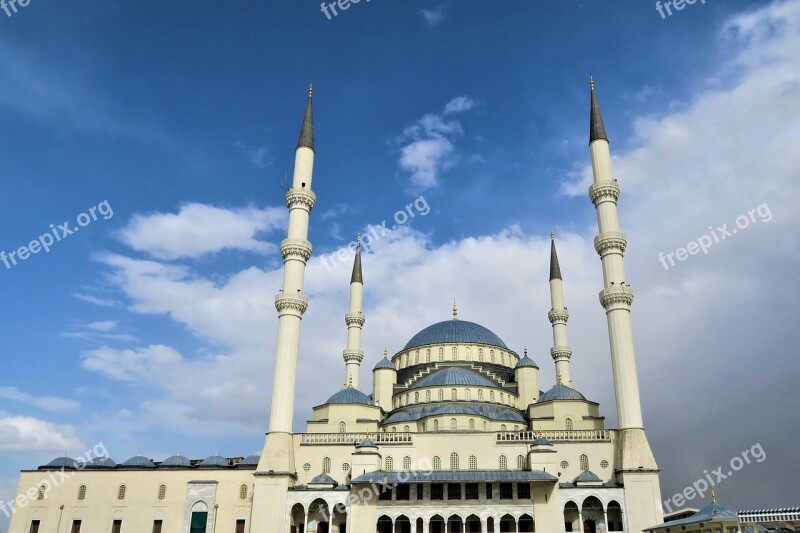 Minaret Architecture Religion Cami Free Photos