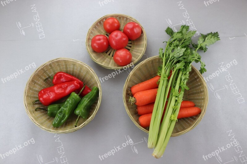 Food Vegetable Health Red Pepper Free Photos