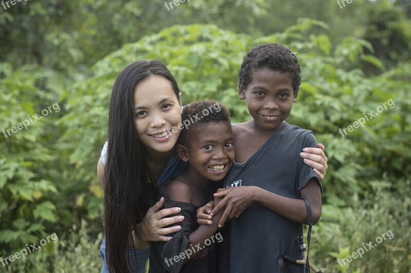 Outdoors Togetherness Nature Child Portrait