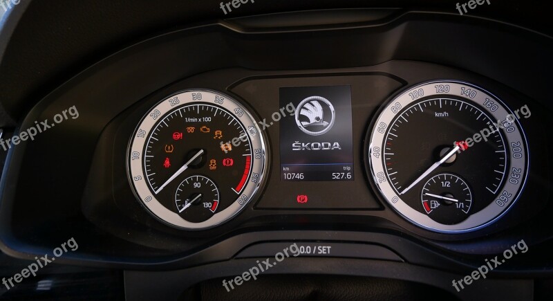 Dashboard Car Speedometer Odometer Dial