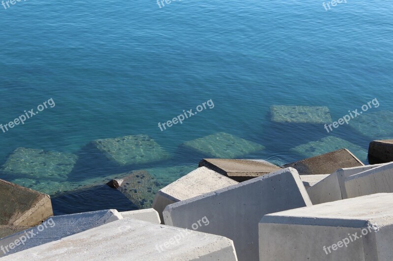 Body Of Water Sea Nature Blocks Free Photos