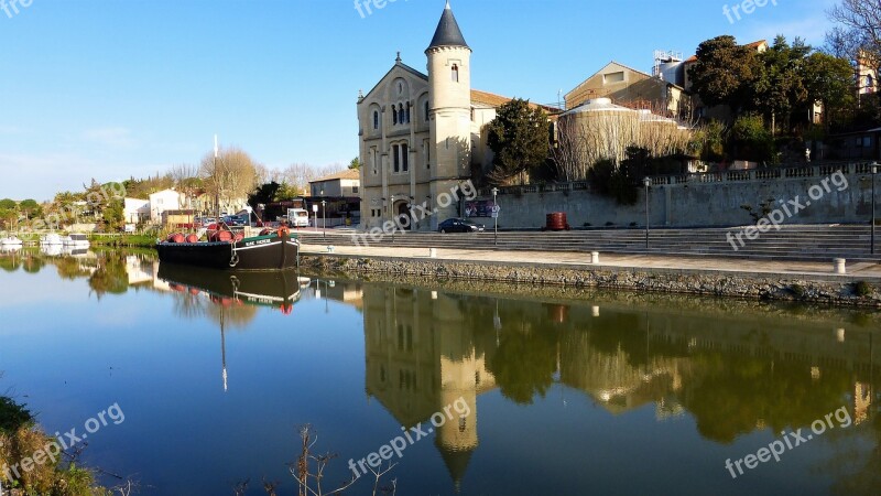 Architecture Channel Peniche Body Of Water Reflection