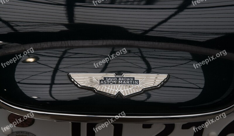 Company Logo Automotive Aston Martin Enamelled Trunk Lid