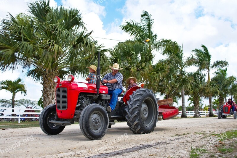 Tractor Massey Ferguson Agriculture Farming Country