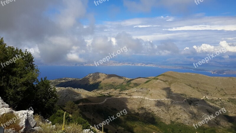 Nature Mountain Panoramic Sky Landscape