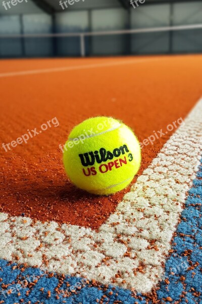 Tennis Ball Sport Background Bat