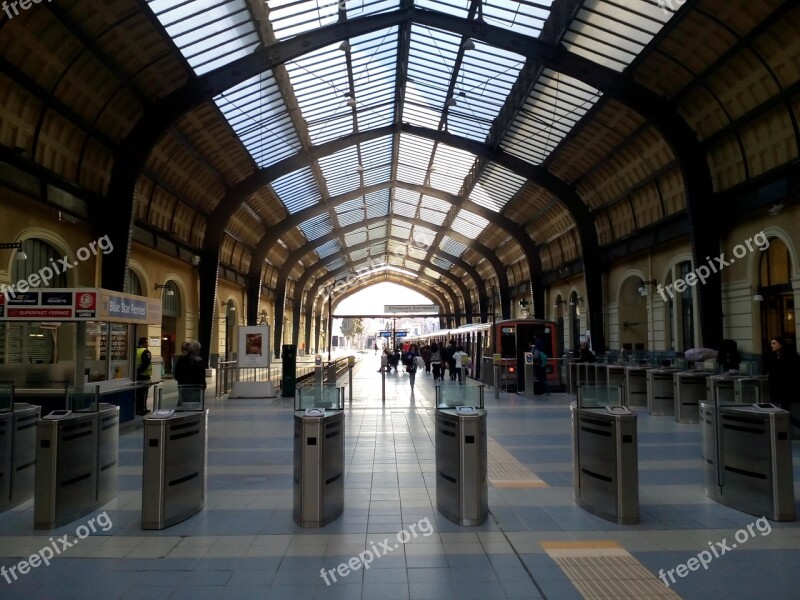 Inside Architecture Indoors Travel Subway System