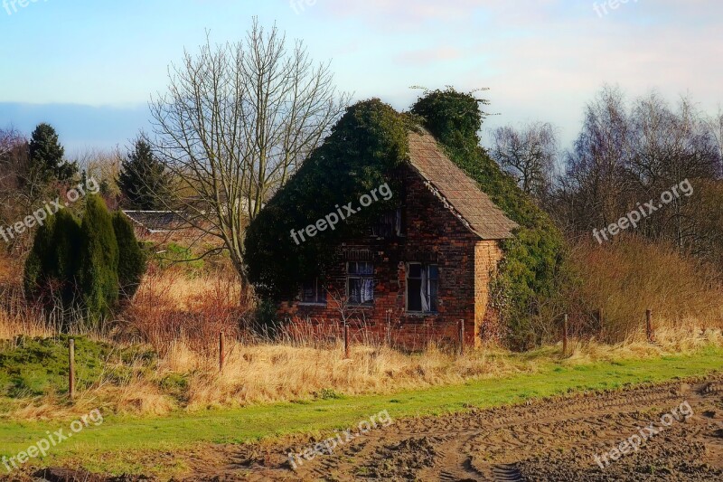 House Old Abandoned Break Up Ruin