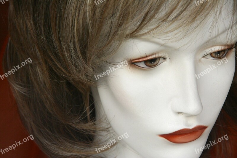 Display Dummy Fashion Portrait Glamour White