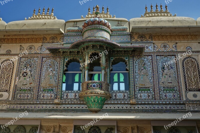 Udaipur City Palace India Architecture Travel