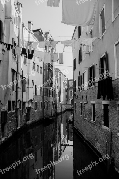 Urban Road Architecture Channel Venice Water