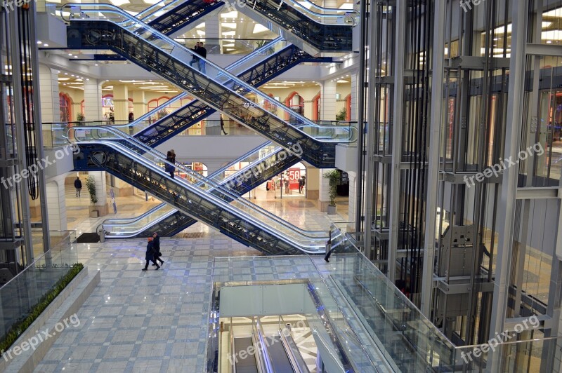 Escalators Tts Shopping The Lobby Shopping Center