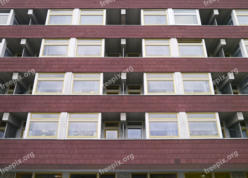 Apartment House Architecture Uniform Dorm Prefabricated