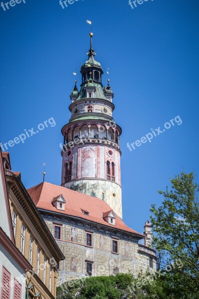 Czech Krumlov Architecture Czech Republic Unesco Tower