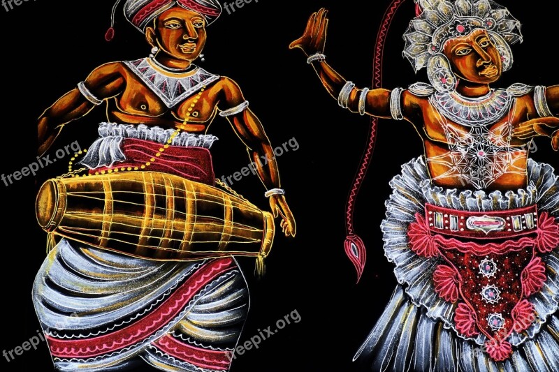 Painted Image The Art Of The Tradition Of The Style Of The Country