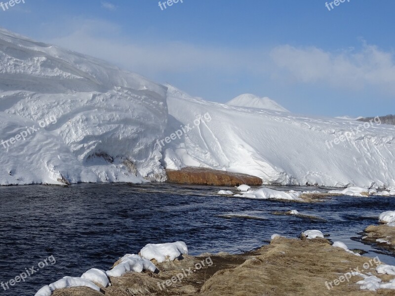 River Hot Springs Creek Winter Pairs