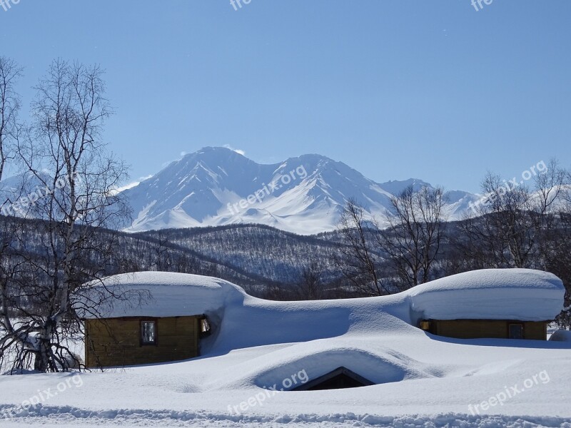 Bath House Recreation Hot Springs Kamchatka