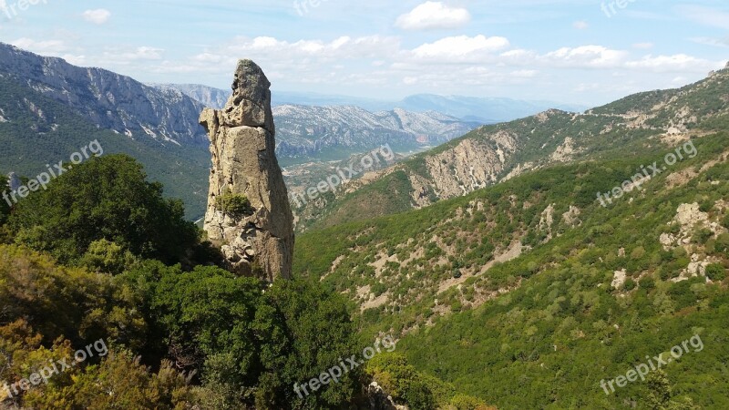 Nature Mountain Sardinia Sky Travel