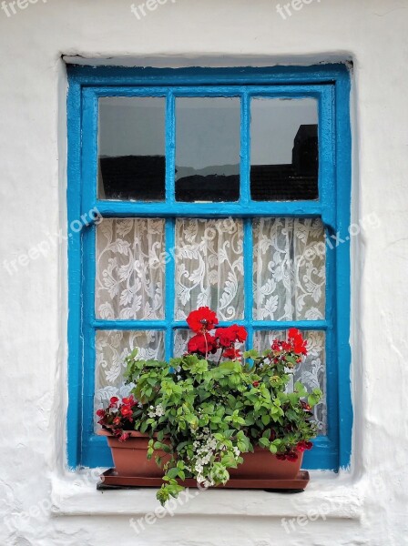 Old Irish Cottage Window Planter