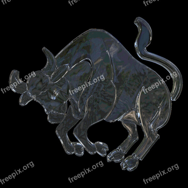 Glass Signs Of The Zodiac Taurus Horoscope Free Photos